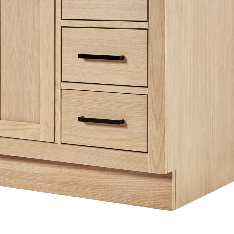 Hepburn 66 Single Bathroom Vanity Base Only, Oak