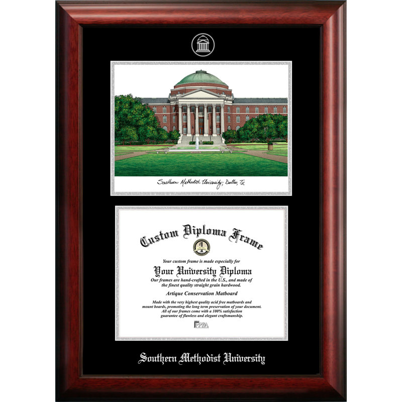 Cadre photo Southern Methodist University, 8,5 po x 11 po