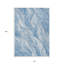 Tapis intérieur lavable abstrait bleu denim et bleu ciel 10 pi x 14 pi HomeRoots