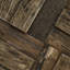 11 7/8"H x 11 7/8"W x 3/4"D Boca Boat Wood Mosaic Wall Tile