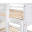 Lit superposé double au-dessus de double avec lit gigogne simple-796006147