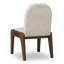 Chaise rembourrée Xolani Chenille Chinchilla et Impala