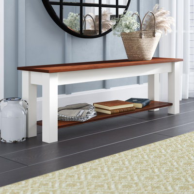 Teri Solid Wood Storage Bench