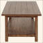 Table basse en bois avec tablette