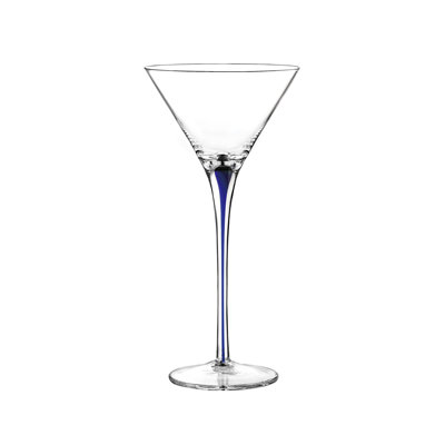 Tempest Cobalt 12oz. Martini Glass Set