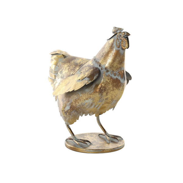 Rosalind Wheeler Caelub Animals Metal Garden Statue | Wayfair