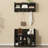 Shoe Storage Bench with Shelves and 4 Hooks, Elegant Hall Tree with Wall Mounted Coat Rack, Entryway Organizer For Hallway, Foyer, Mudroom-701354901