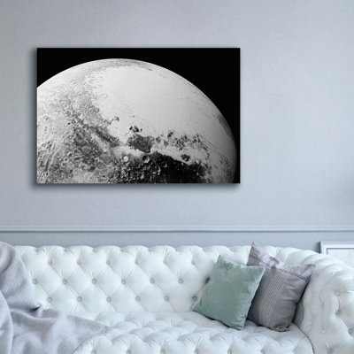  'Pluto From Nasas New Horizons' by NASA Canvas Wall Art, 60" x 40"