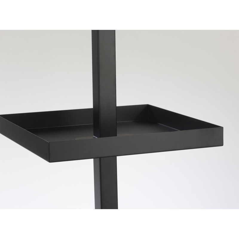 Zaakira Square 3 Tier Tabletop Display, Black