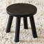 Solid Wood Accent Stool-1193707164