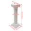 2 pièces colonne décorative