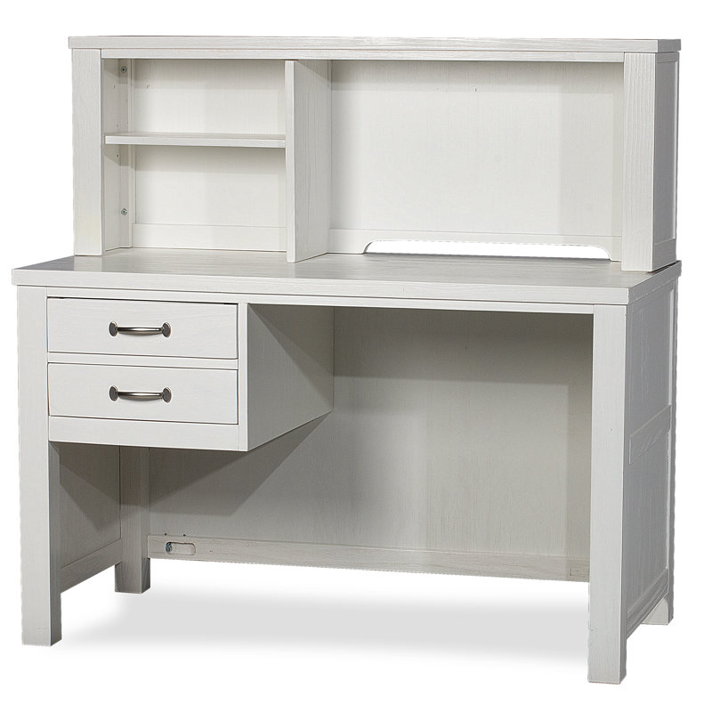 Bureau d'étude avec huche pour enfants Mateo, Blanc