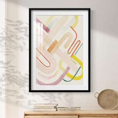 Aquarelle, aire de jeux Arches I - impression encadrée