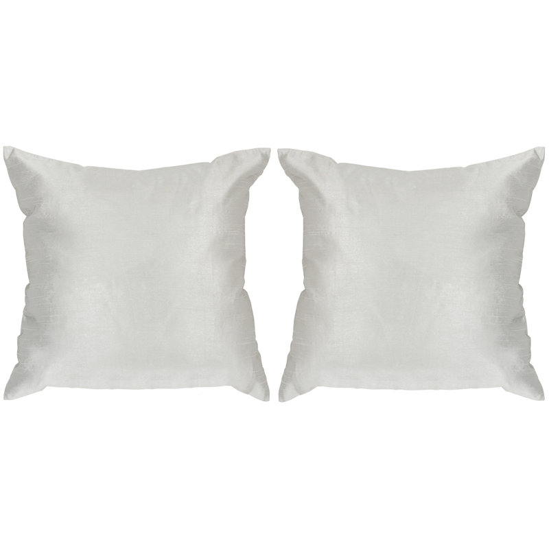 Coussin Luster, Argent/Gris