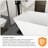 66" White Acrylic Freestanding Bathtub
