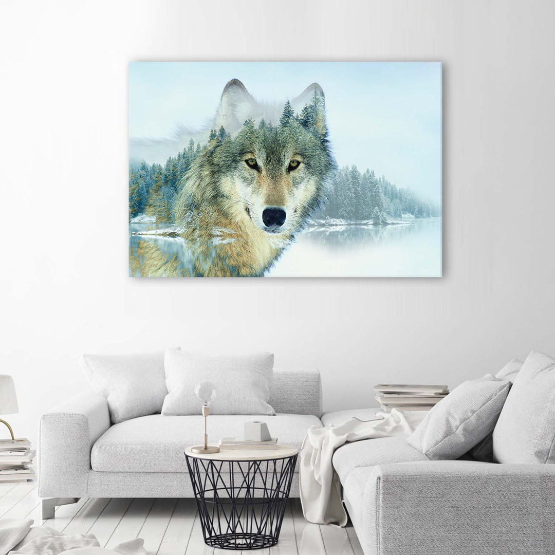 Leinwandbild Wolf Animal Nature