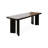 Black Rectangular Solid Wood writing desk-117867019
