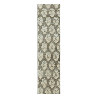 Handmade Silk Floral Area Rug