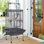 Wrought Iron Rolling Large Parrot Bird Cage
