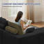 3 Seater Fabric Corner Sofa-2062827735