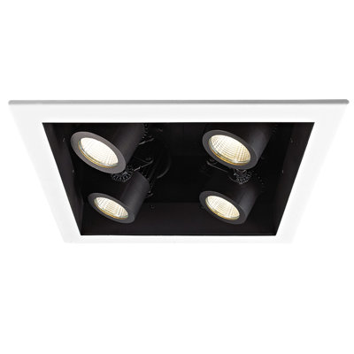 10.75'' 66 Watt Dimmable Multi-Spotlight Recessed Lighting Kit