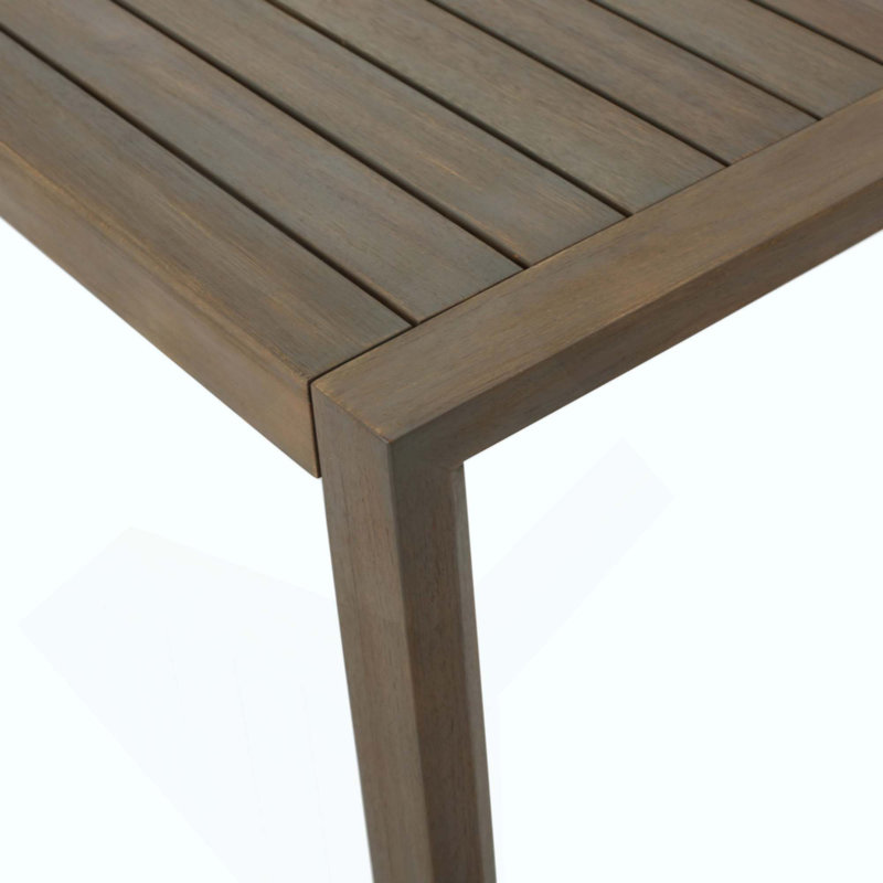 Ensemble de conversation 3 pièces avec coussins résistants à l'eau et structure en bois d'acacia durable, pour la détente en plein air et les réceptions