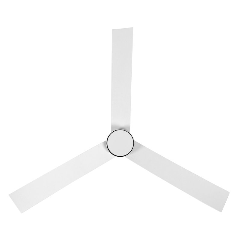 Audri 132cm Ceiling Fan with Light Kit, White