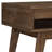 Clarkson 22"W Solid Acacia Wood Mid-Century Modern End Table with Drawer