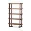 Tablette de rangement scandinave en bois massif