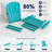 Set of 2 Stackable Adirondack Chairs – All-Weather HDPE Outdoor Patio Chairs with Ergonomic Design, Easy Storage, and Low Maintenance-634444494