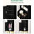Bathroom Storage Cabinet, Corner Floor Cabinet with Drawers and Doors, Narrow Toilet Paper Holder, Bathroom Organizer with Adjustable Shelf, for Small Spaces, Black-1290908265-1290908263