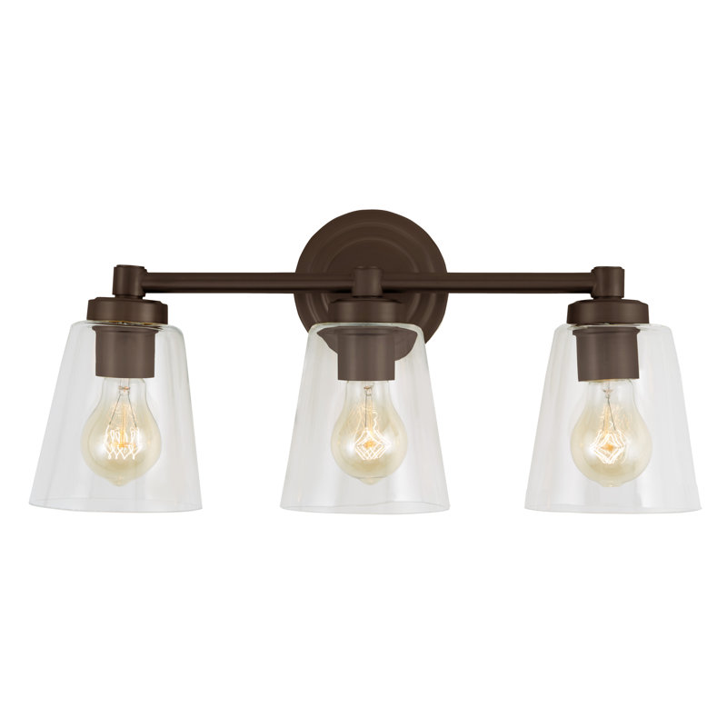 Wilshire 3 - Light Dimmable Vanity Light, Oil Rubbed Bronze