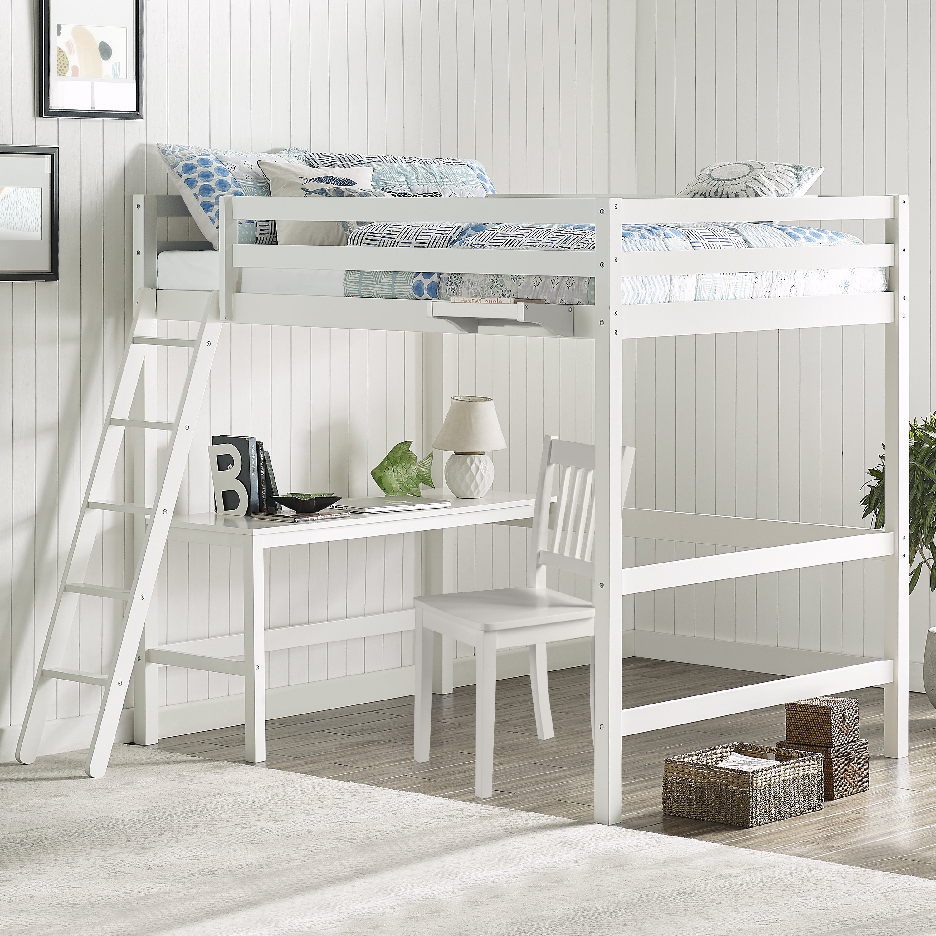 Viv Rae Harold Full Platform Loft Bed with Built in Desk by Viv Rae Reviews Wayfair