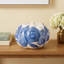 Blue Camellia Small Figural Pumpkin