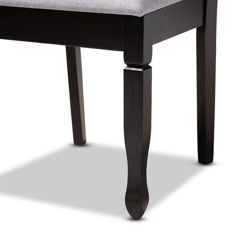 Chaise d'appoint Alysa, Polyester gris