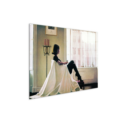 In Thoughts Of You 58×78 Cm CrystalArt Acrylic Material Glass Effect, Frameless Panel, Lightweight Ready To Hang - No Frame Print on Plastic / Acrylic
