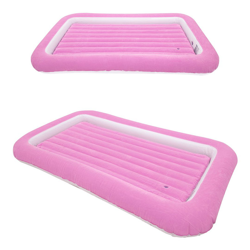 Flocked Kids Airbed, Pink