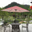 PARAPLUIE 9 pi 9 rayures rouges-1199521514