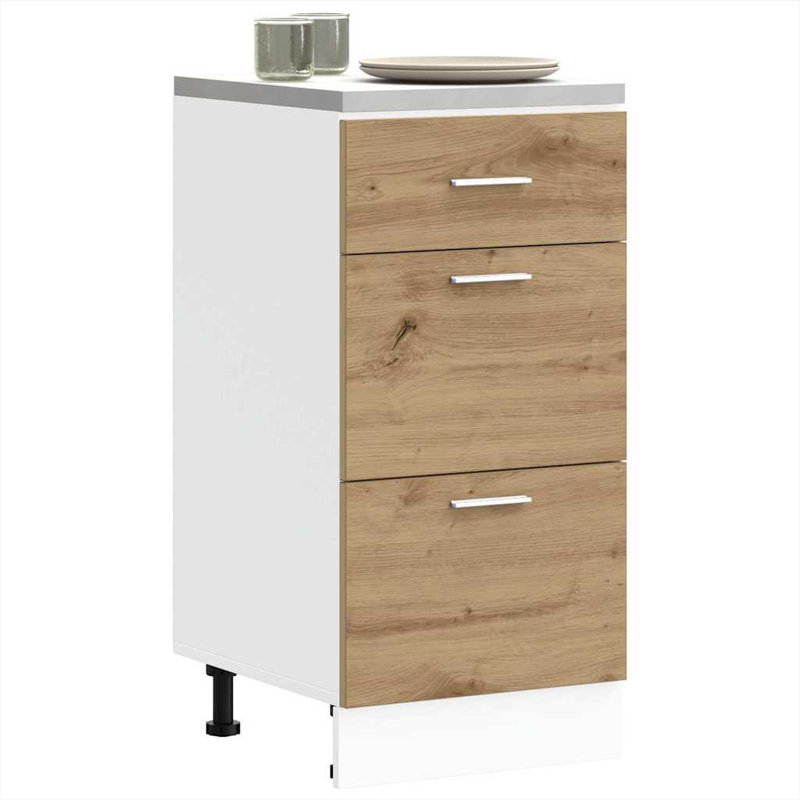Lyon Bottom Cabinet Lyon, artisan oak