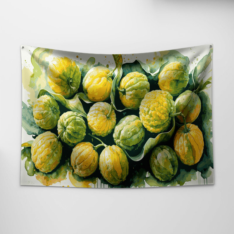 Tapisserie murale «Fruit Ugli Fruit», 68 po x 80 po