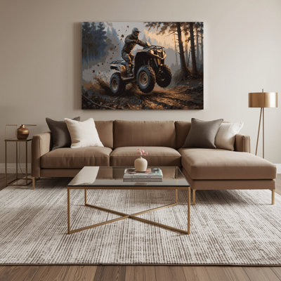 Art sur toile gris