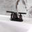 Kingston Brass Kaiser Two-Handle 3-Hole Deck Mount 4" Centerset Bathroom Faucet with Pop-Up Drain-95752646