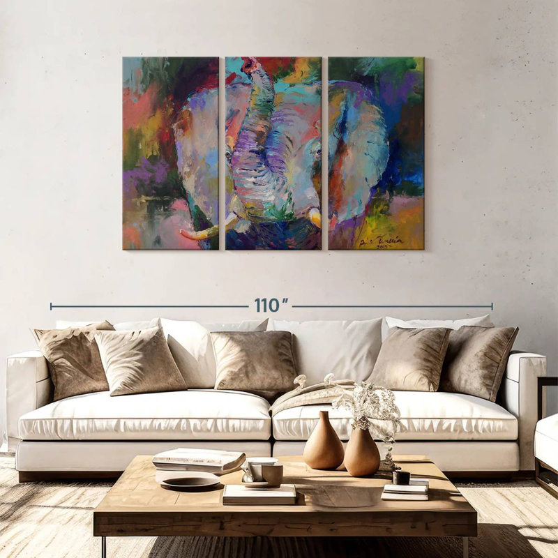 Elephant III, 48" H x 74" W