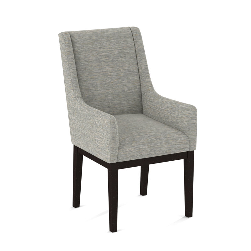 Upholstered Arm Chair, 61555-75, Espresso