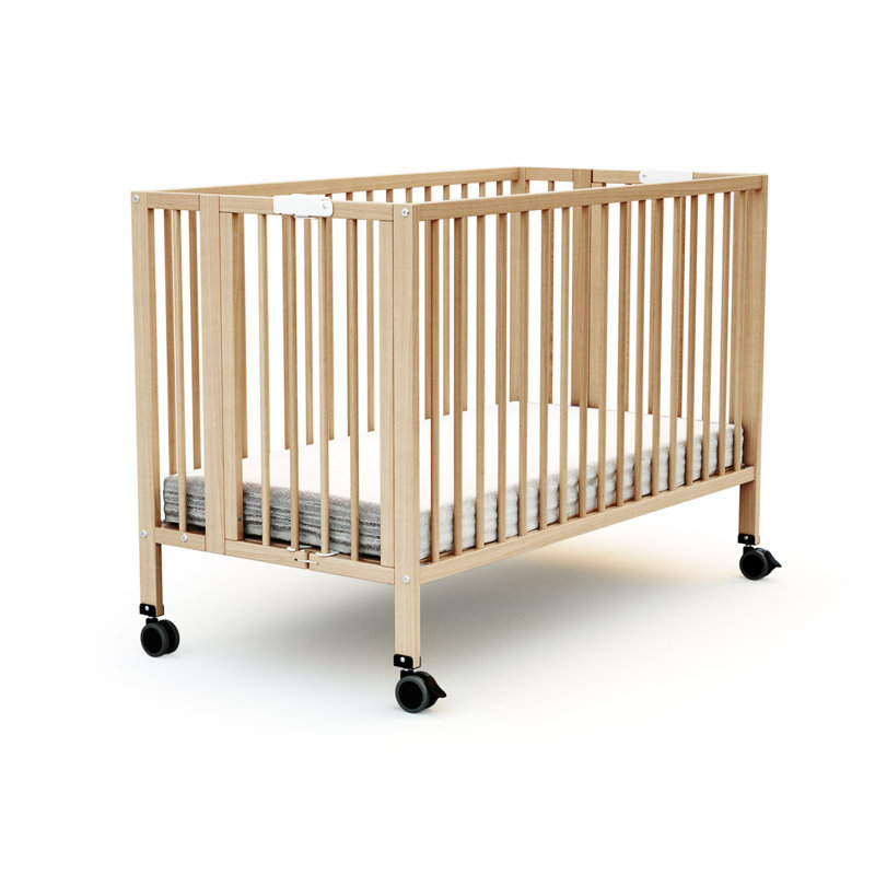 Folk Cot Bed, Brown