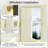 Parren Beveled Adjustable Mirror with Aluminum Frame-2053547435-2057487969