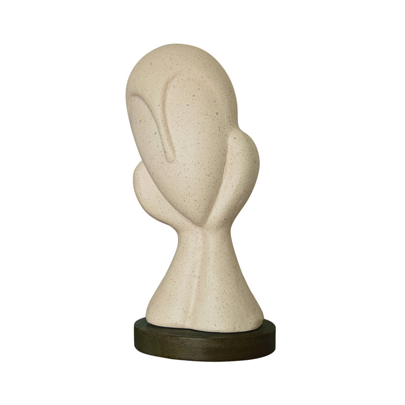 Sculpture Spombrée visage Ecomix