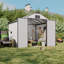 8 Ft. W x 8 Ft. D Resin Steep Slope Storage Shed 