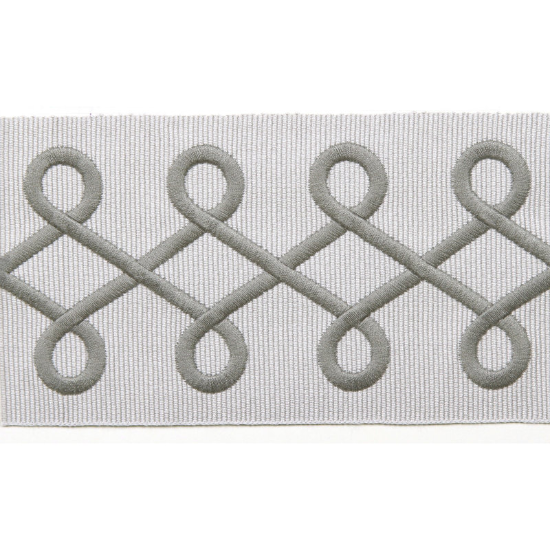 Tissu Symphony, Blanc / Gris