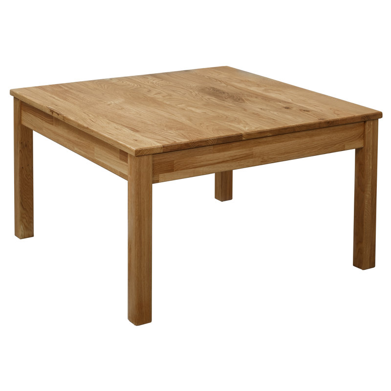 Juliana Solid Wood Four Leg Coffee Table, Heart Oak